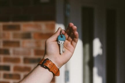 A property key for a house being sold