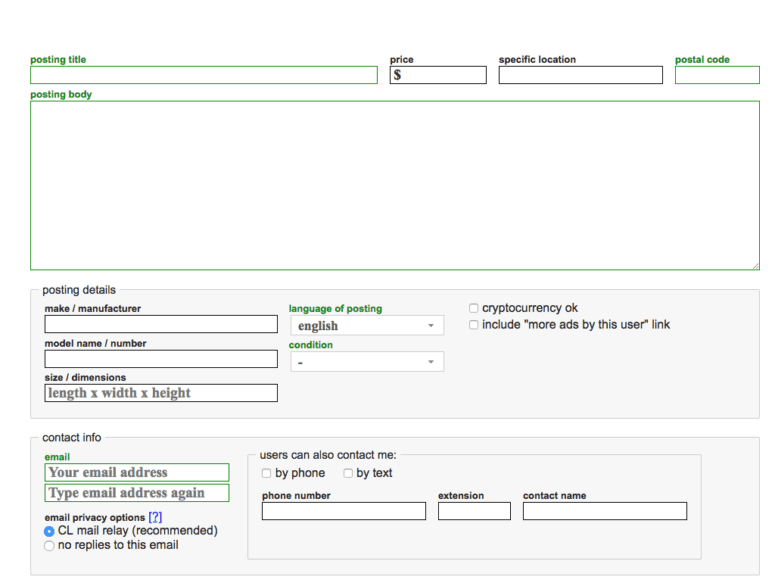 downsizing to an apartment craigslist