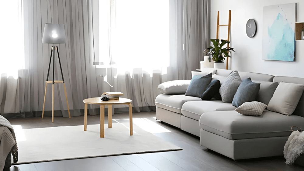 staged living room to help sell a house fast in Albuquerque