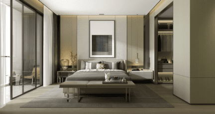 how to downsize your home so that your bedroom is organized like this one