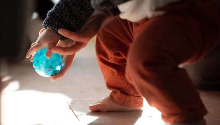 A toddler in the Marie Kondo Netflix show.