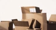 an illustration of packing boxes for relocation