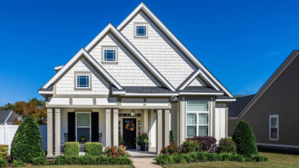 A house upgraded through improvement projects