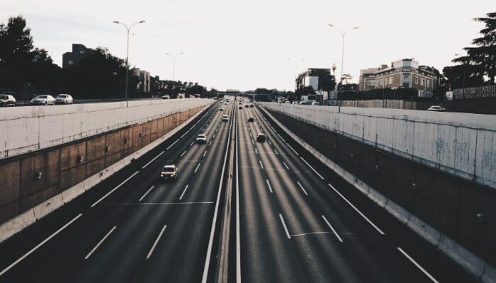 A house with a road near it, creating noise.