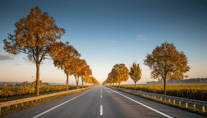 A highway used one of the top moving companies.