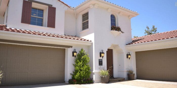 how to hide garbage cans outside- garage