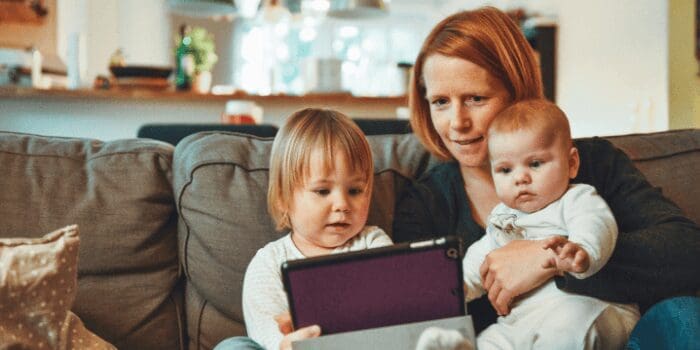 family bonding in a family neighborhood house