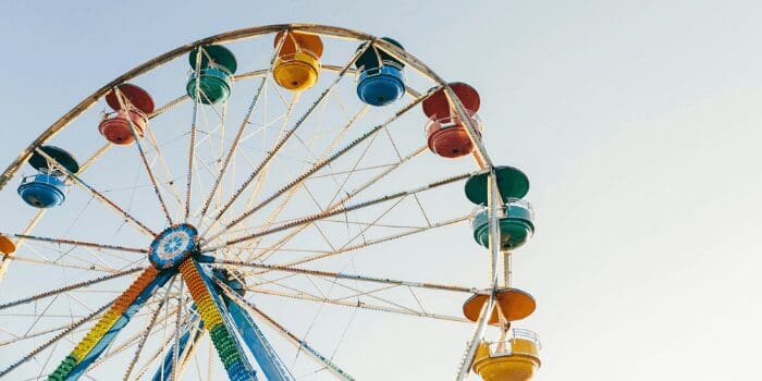 amusement park in a family neighborhood