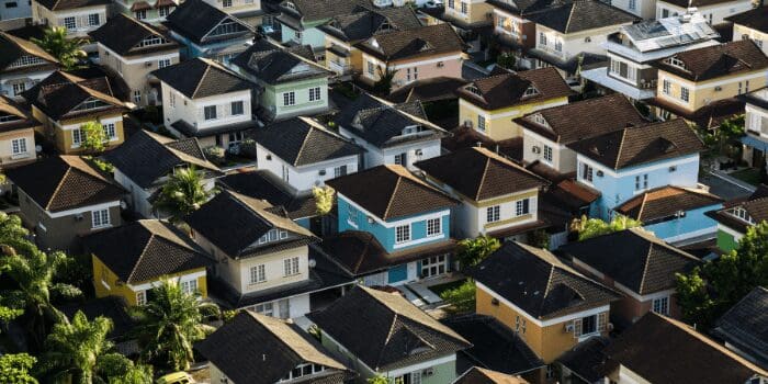 a family neighborhood suburb