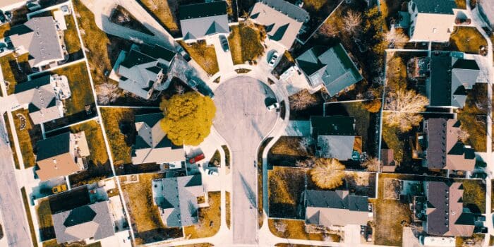 a cul-de-sac in a family home