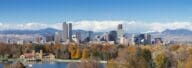 The Denver skyline, where there were top real estate agents.
