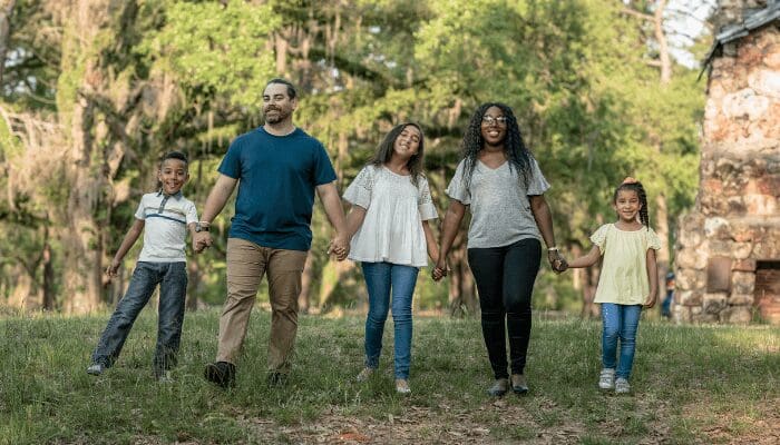A family deciding if it was worth it to relocate for a job.
