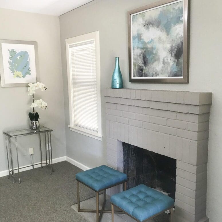 A staging after photo.