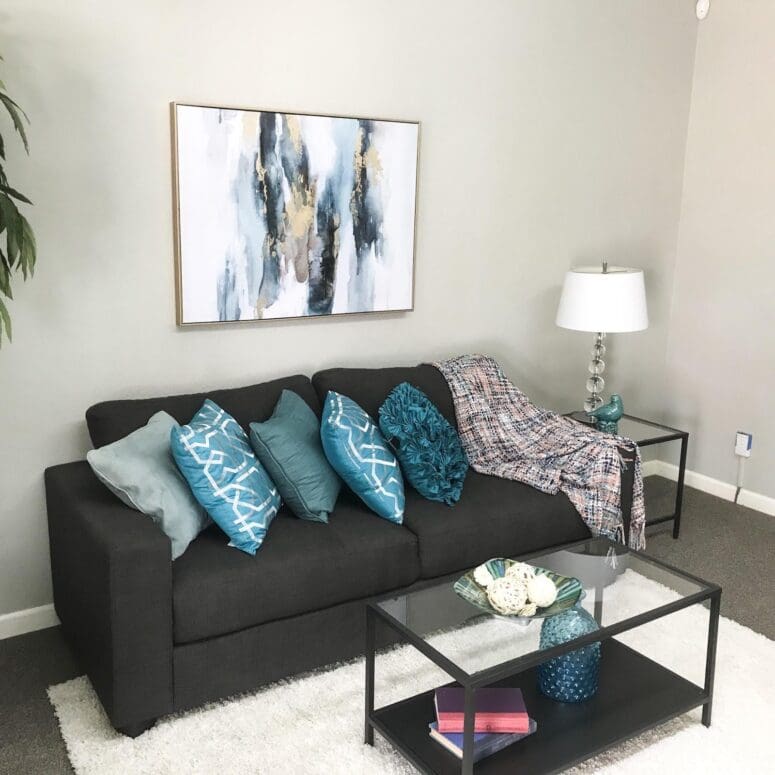 A staging after photo.