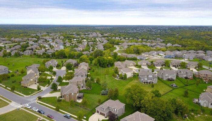 A neighborhood found by a real estate agent.