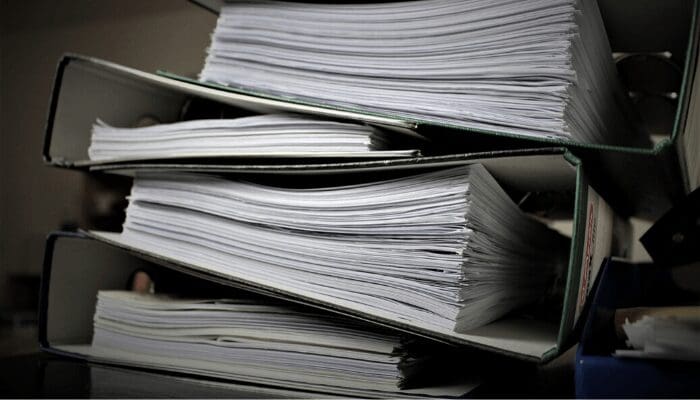 Papers a real estate agent helps you with.