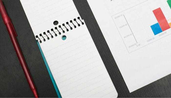 A notepad used to budget for a house in Boston.