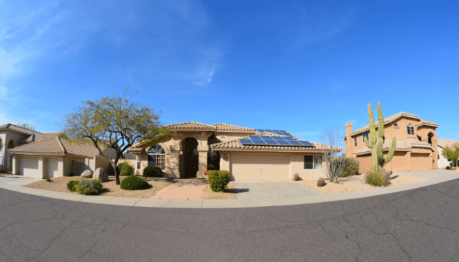 A house in Phoenix that you can buy.