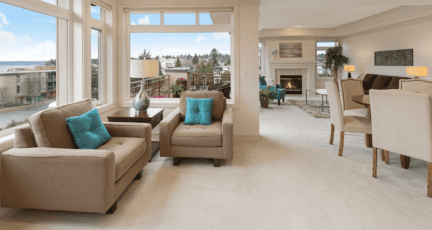 A home with staging mistakes.