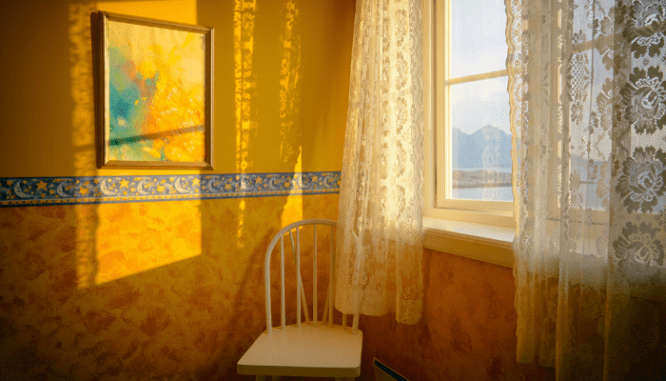 The peace and quiet in your new home.