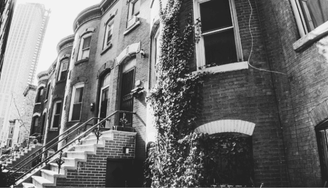 A multi-family home that was a real estate investment.