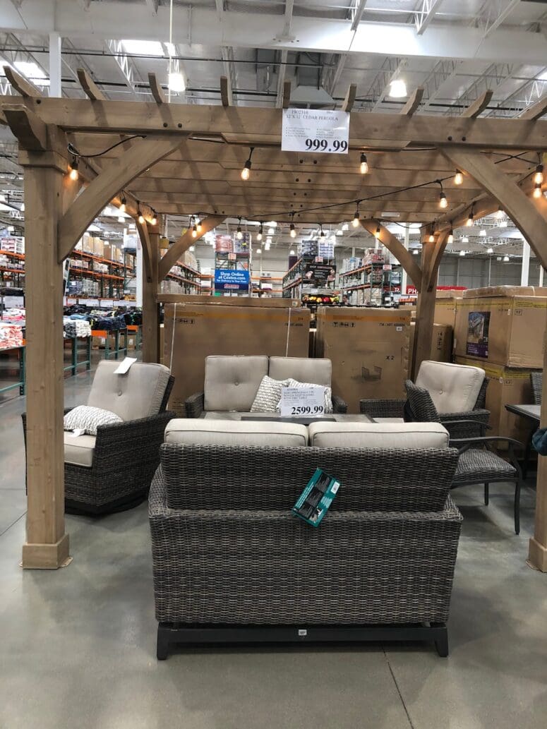 A pergola used to increase front porch curb appeal.