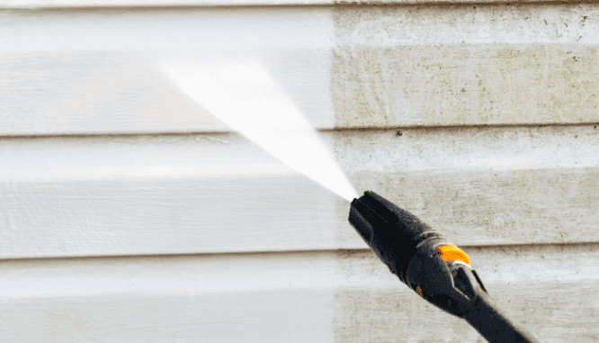 A power washer that will help maintain a home.