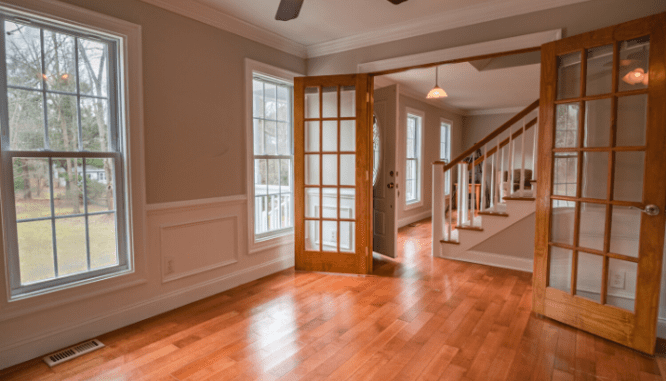 The inside of a house you can buy and put a low down payment on.