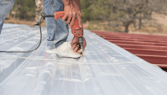 A metal roof with increase home value.