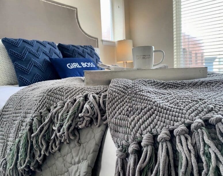 A room that was staged during coronavirus.