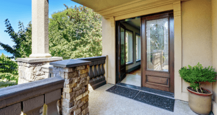 An image of a house during the coronavirus pandemic