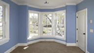 A home with crown molding.