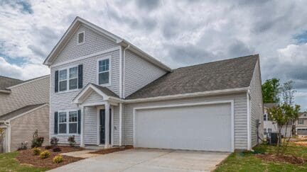 A property being evaluated during a home inspection
