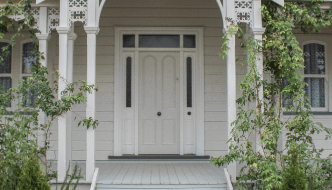 A front porch with curb appeal.
