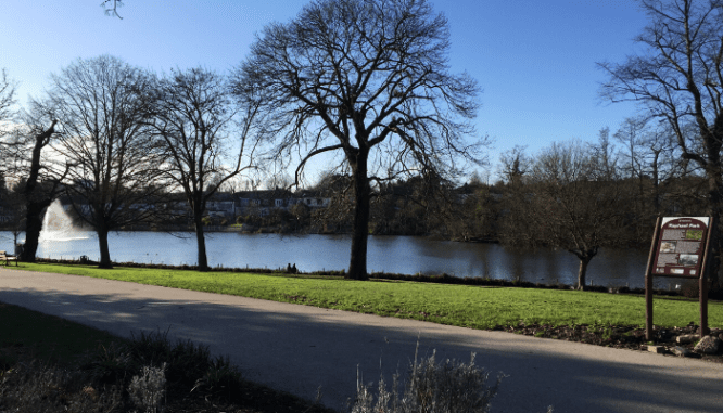 A trail maintained by a poa.