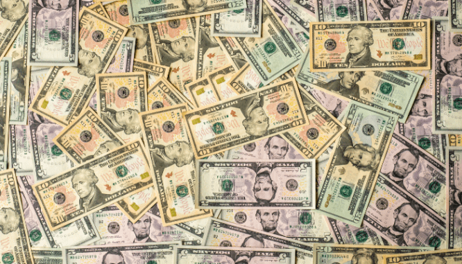 Cash received after closing on a house.