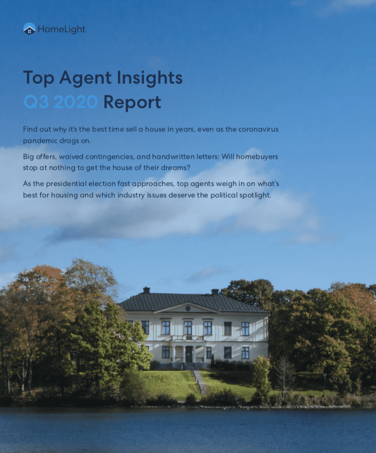 Top Agent Insights for Q3 2020 header image