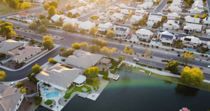 Real estate that is being steered to specific populations.