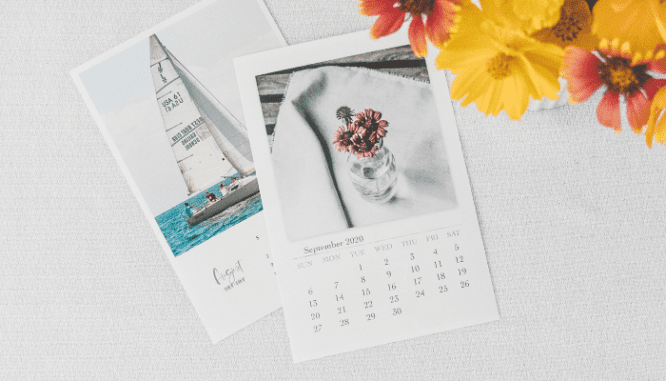 Calendars that represent when you can get a free credit report.