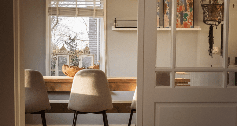 A home that has been remodeled.