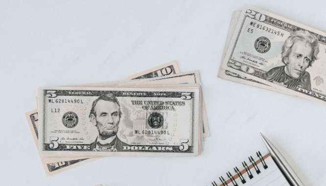 Cash used to buy a house in a suburbs.