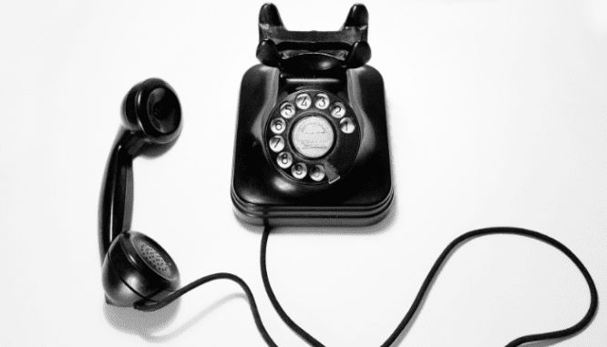 A phone in a house that is a happy place.