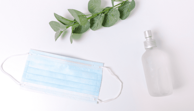 A mask used while buying a Tampa house during coronavirus.