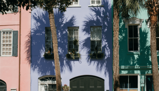 A colorful house to buy in Charleston
