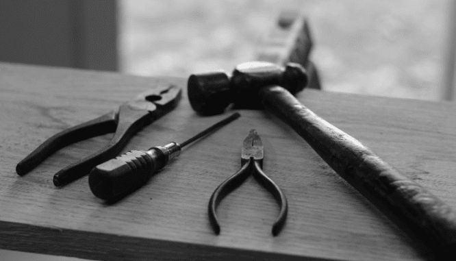 An image of tools to demonstrate repairs that may happen when you buy a house in Salt Lake City.