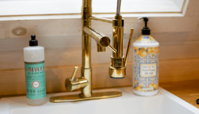 Brass is back for kitchen trends 2021
