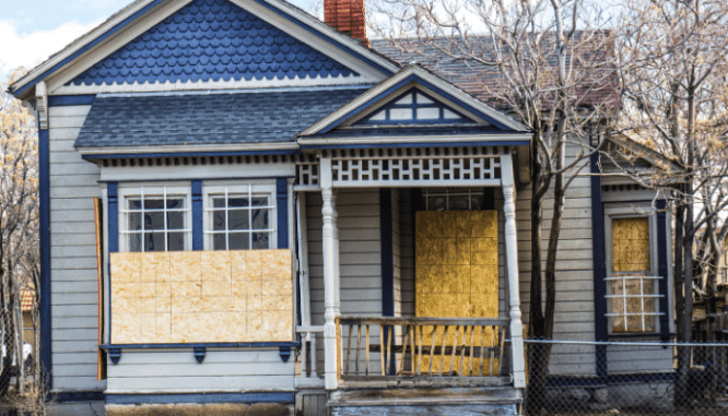 You might not be able to tell what's going on inside a foreclosure short sale bank owned property