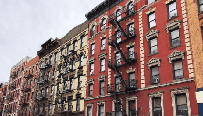 An apartment building in Manhattan where you can buy a house.