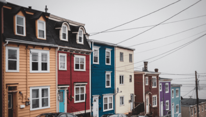 A neighborhood where problematic racist policies in real estate may exist.