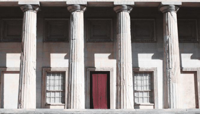 A bank where you can buy a house in foreclosure.